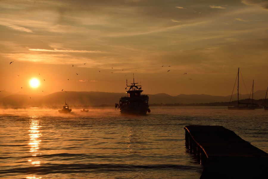 Korfu Petriti Sonnenaufgang